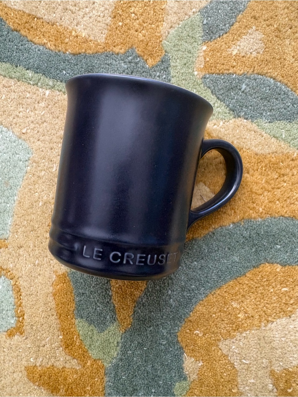 Le Creuset Matte Navy 14 oz Stoneware Mug with Handle